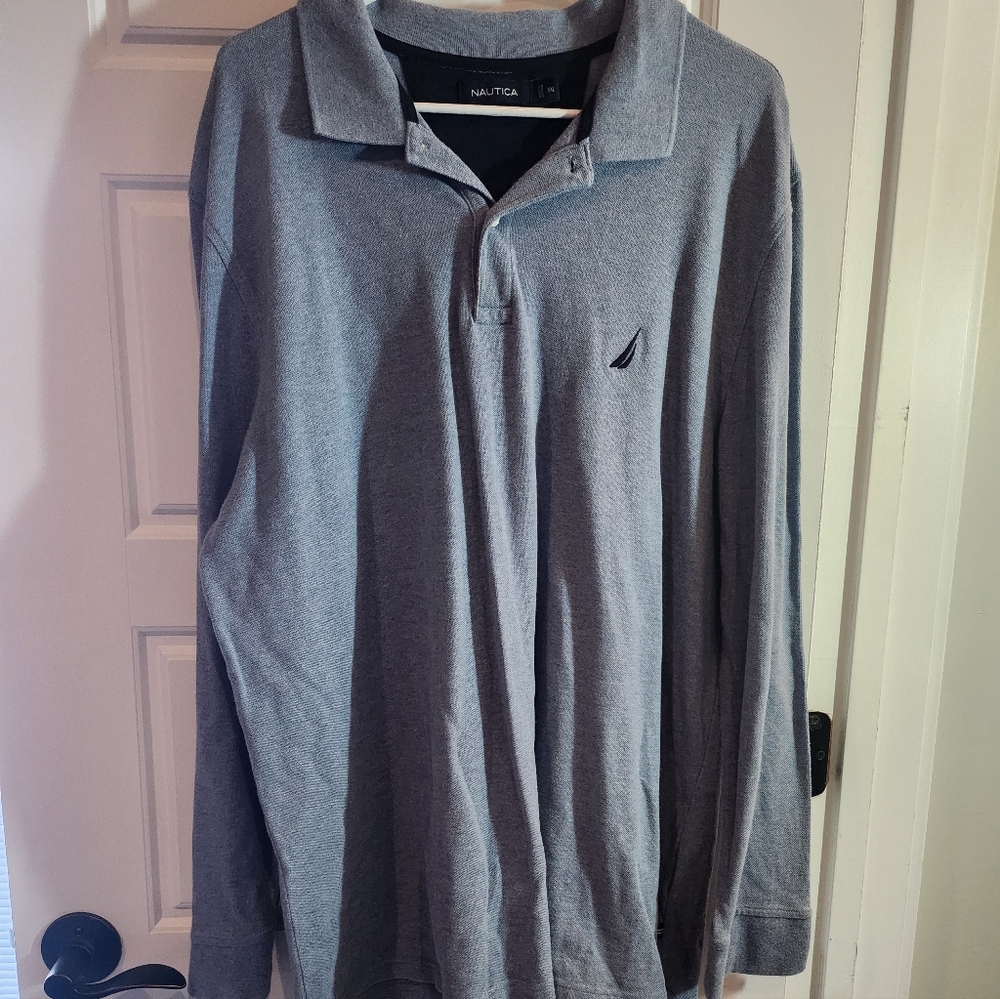 Nautica Men's Long Sleeve Polo